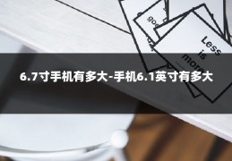 6.7寸手机有多大-手机6.1英寸有多大