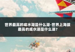 世界最高的咸水湖是什么湖-世界上海拔最高的咸水湖是什么湖？