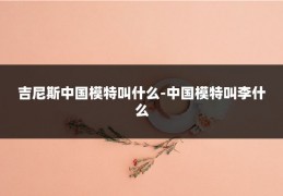 吉尼斯中国模特叫什么-中国模特叫李什么