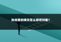 孙尚香的婢女怎么称呼刘备？