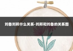 刘备刘邦什么关系-刘邦和刘备的关系图