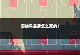 秦始皇最后怎么死的？