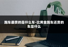 跑车最贵的是什么车-比黄金跑车还贵的车是什么