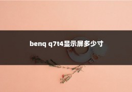 benq q7t4显示屏多少寸