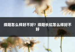 绵阳怎么样好不好？绵阳长虹怎么样好不好