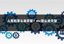 人死后怎么去天堂？mc怎么去天堂