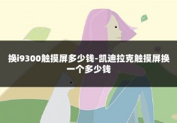 换i9300触摸屏多少钱-凯迪拉克触摸屏换一个多少钱