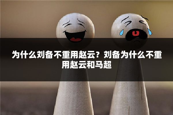 为什么刘备不重用赵云？刘备为什么不重用赵云和马超