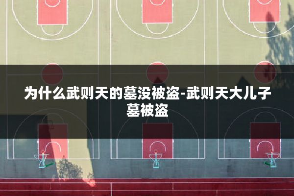 为什么武则天的墓没被盗-武则天大儿子墓被盗