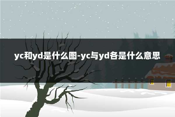 yc和yd是什么图-yc与yd各是什么意思